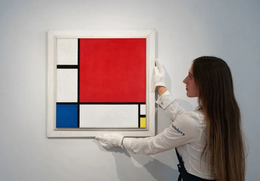 Composition with Red, Blue and Yellow by Piet Mondrian - Real Fresco Replica